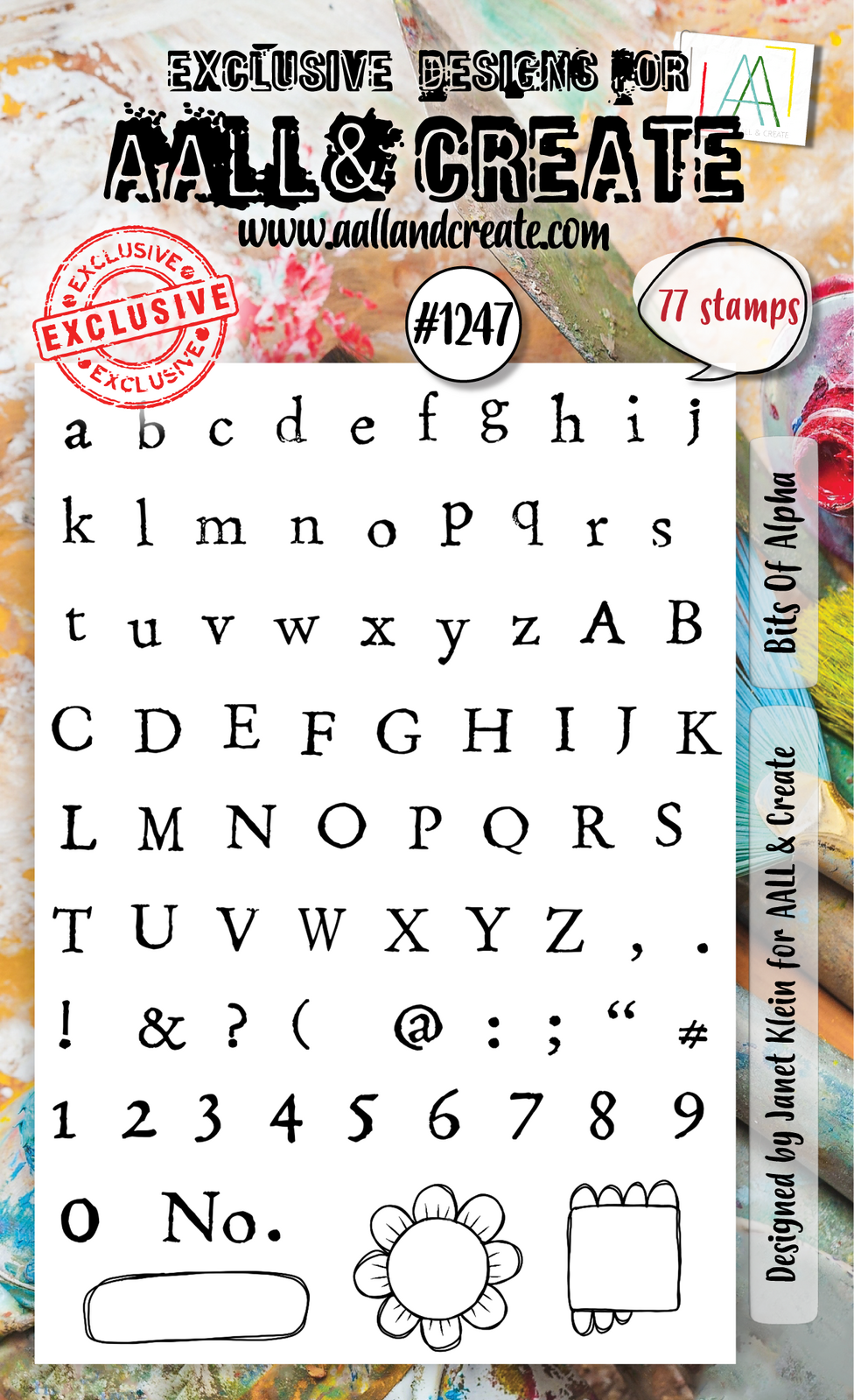 AALL & Create Stamp Set - Bits of Alpha