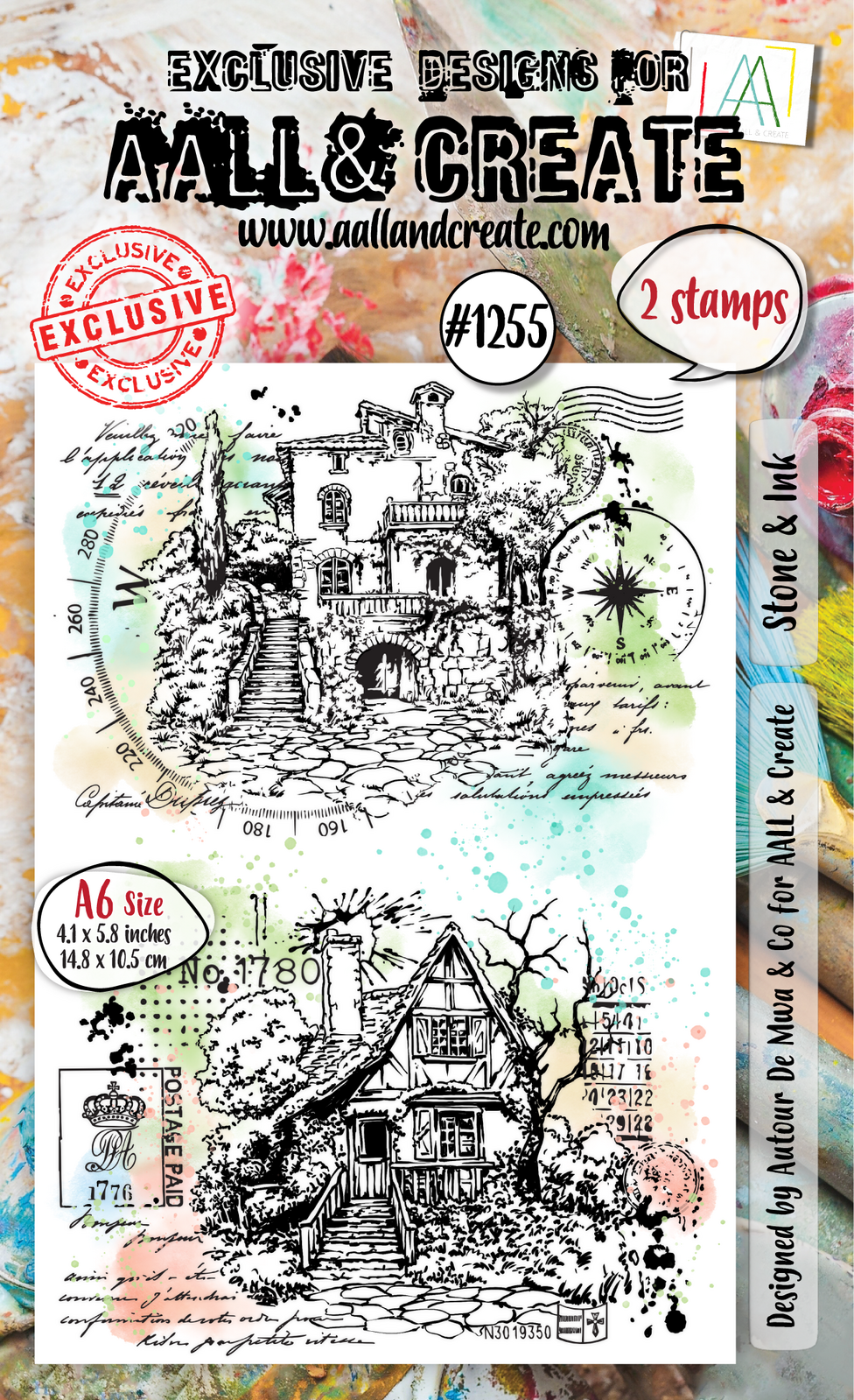 AALL & Create Stamp Set - Stone & Ink