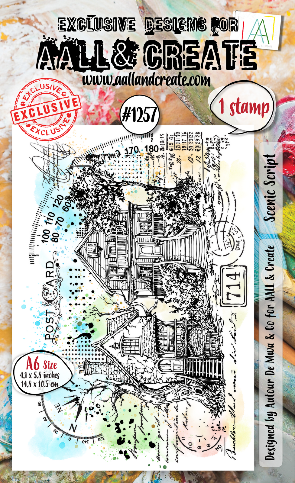 AALL & Create Stamp Set - Scenic Script