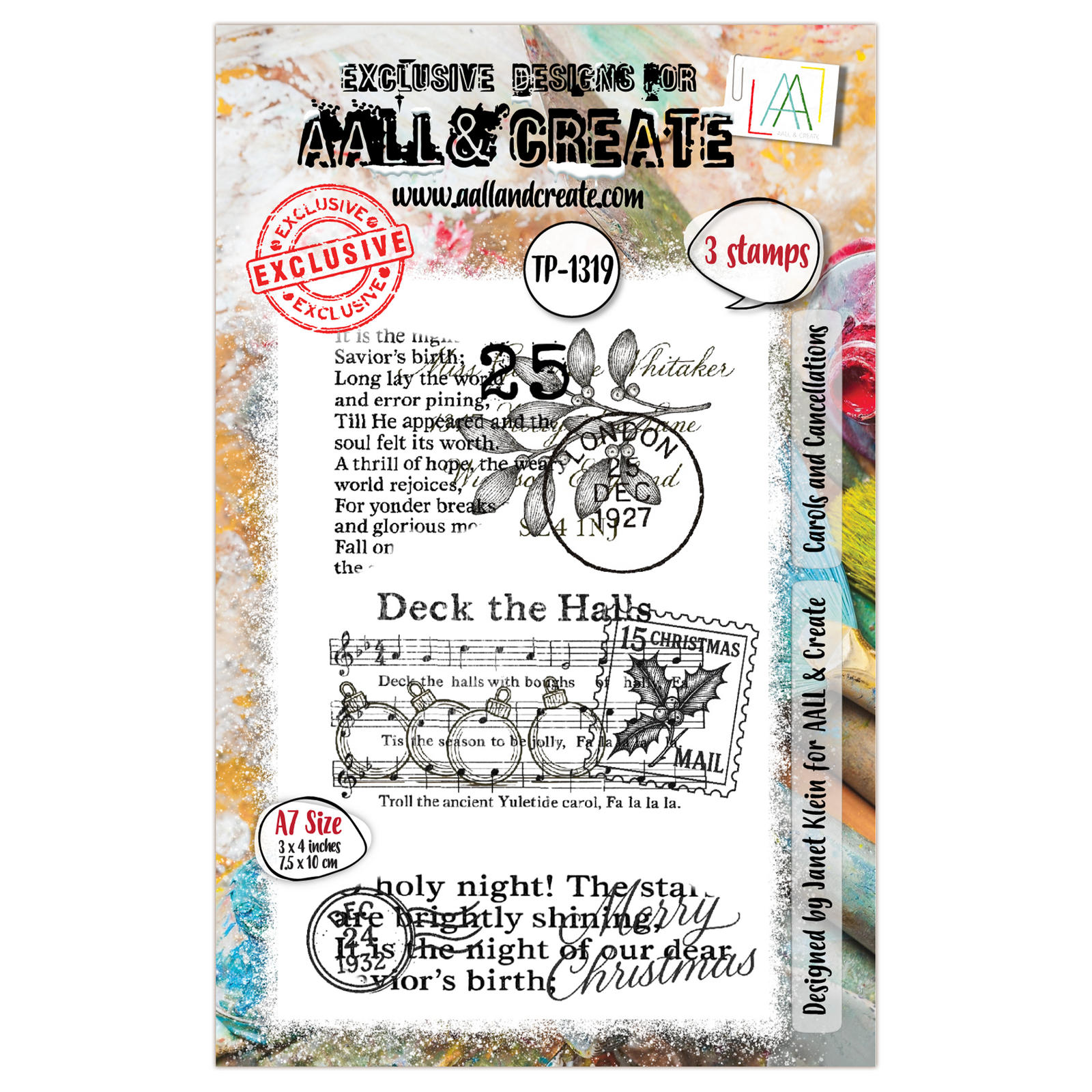 AALL & Create Stamp Set - Carols and Cancellations