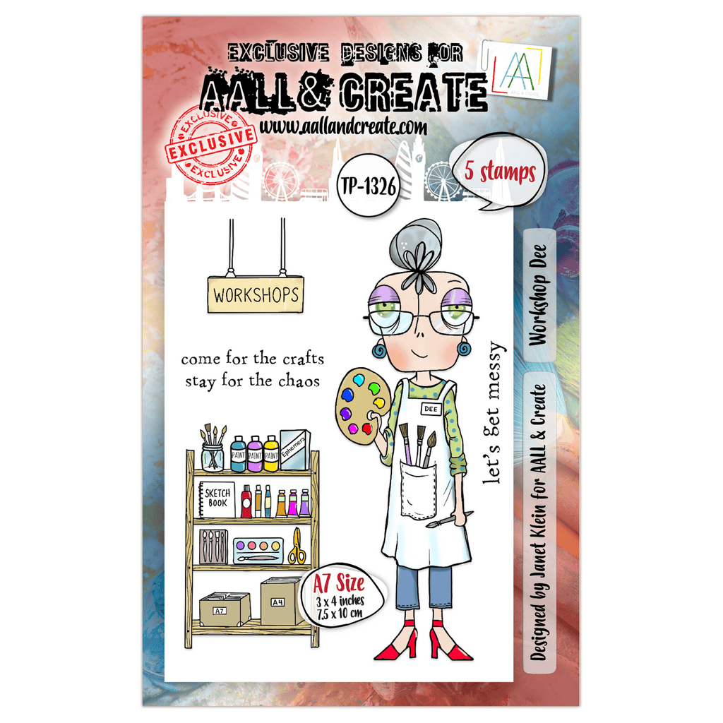 AALL & Create A7 Stamp Set - Workshop Dee