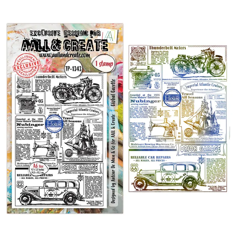 AALL & Create A6 Stamp Set - Global Gazette