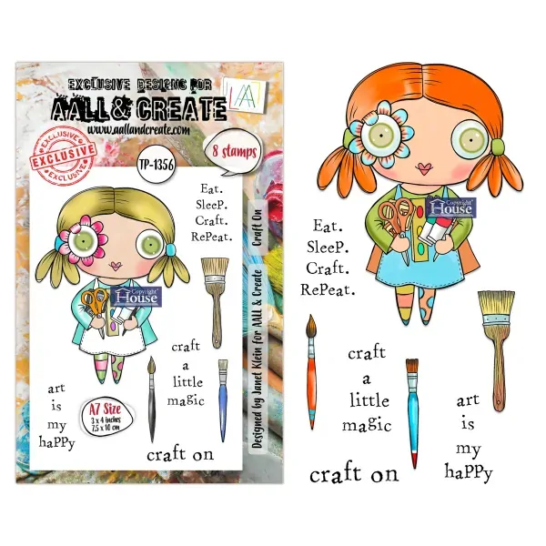 AALL & Create A7 Stamp Set - Craft On