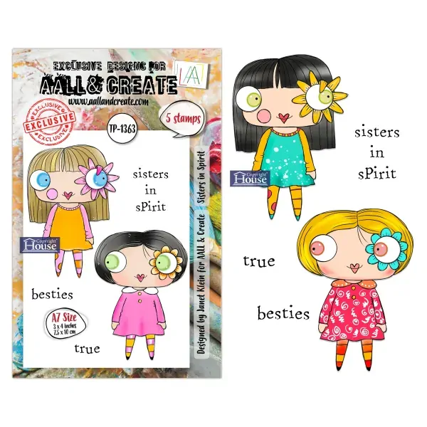 AALL & Create A7 Stamp Set - Sisters in Spirit