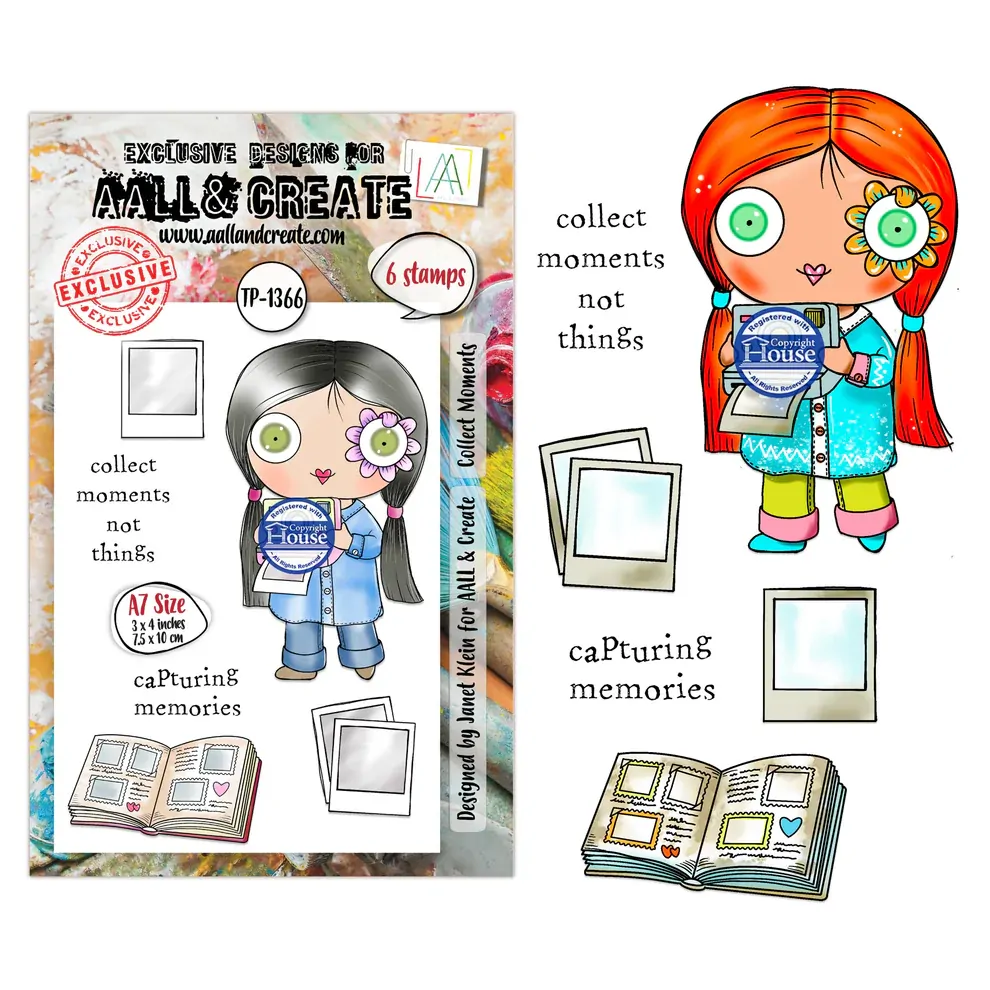 AALL & Create A7 Stamp Set - Collect Moments