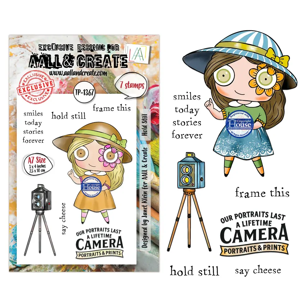 AALL & Create A7 Stamp Set - Hold Still