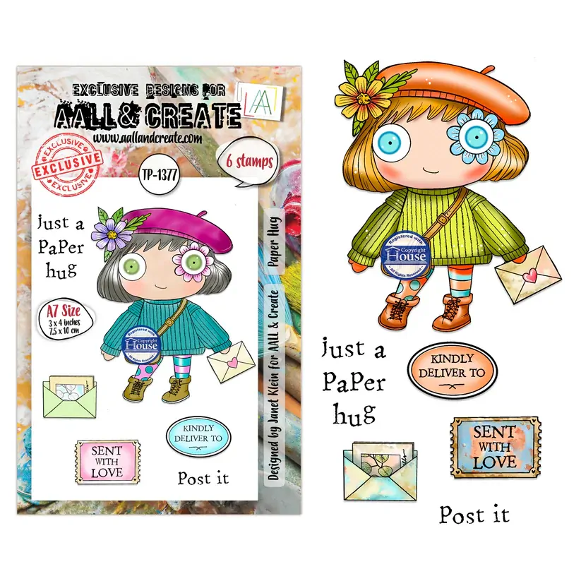 AALL & Create A7 Stamp Set - Paper Hug