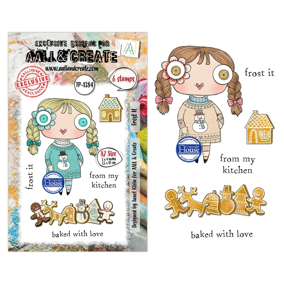 AALL & Create A7 Stamp Set - Frost It