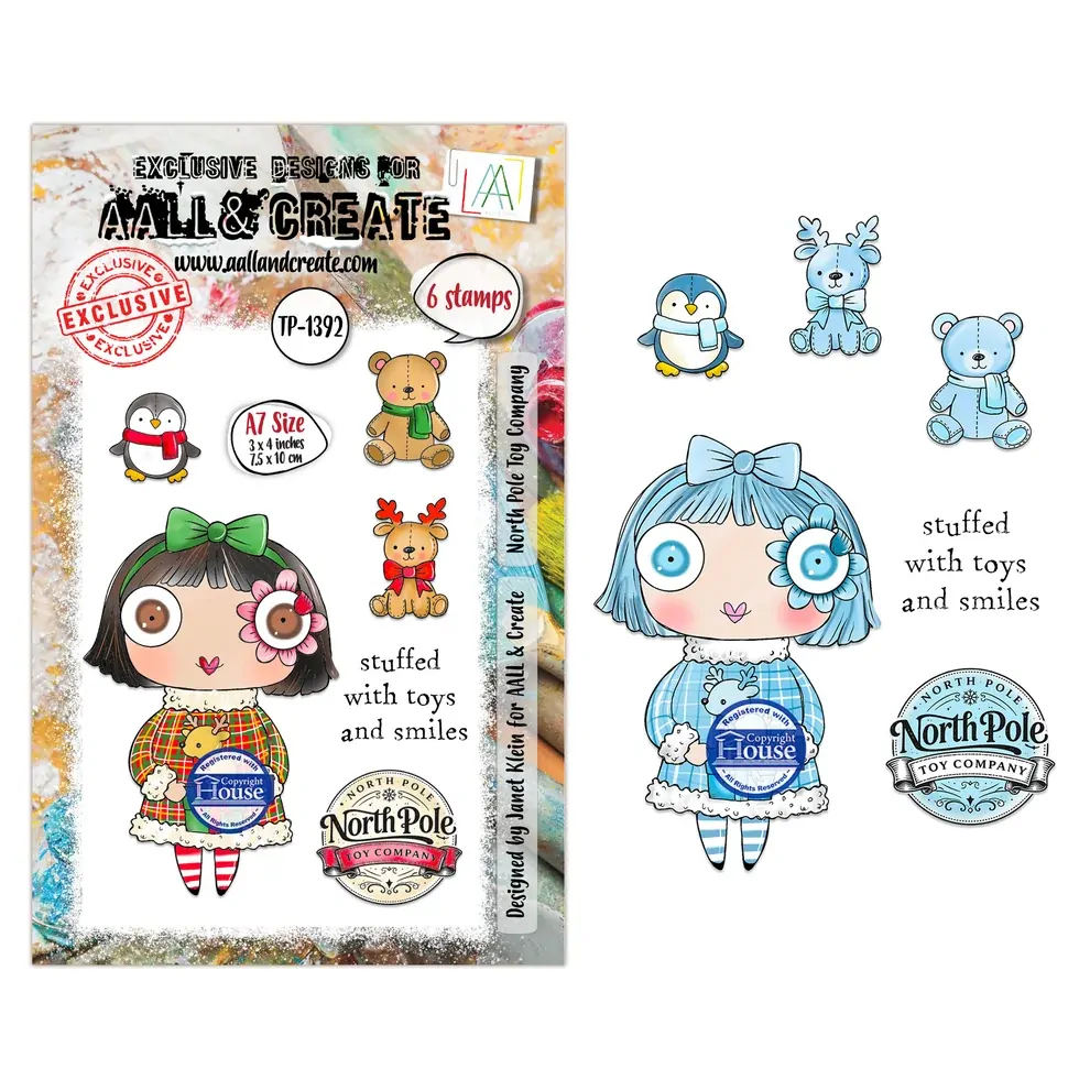 AALL & Create A7 Stamp Set - North Pole Toy Company