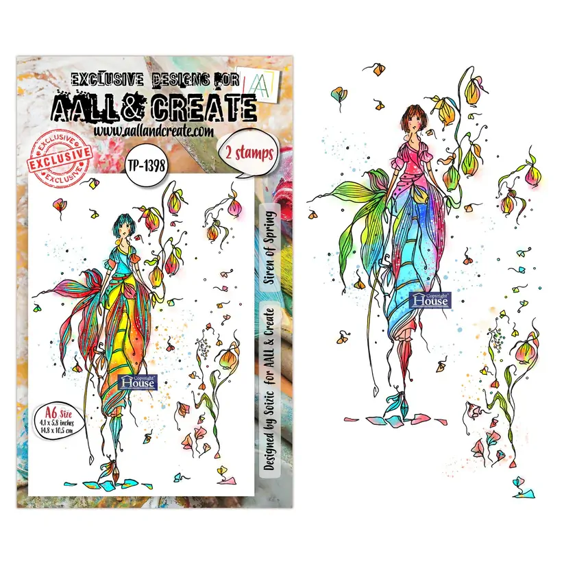 AALL & Create A6 Stamp Set - Siren of Spring