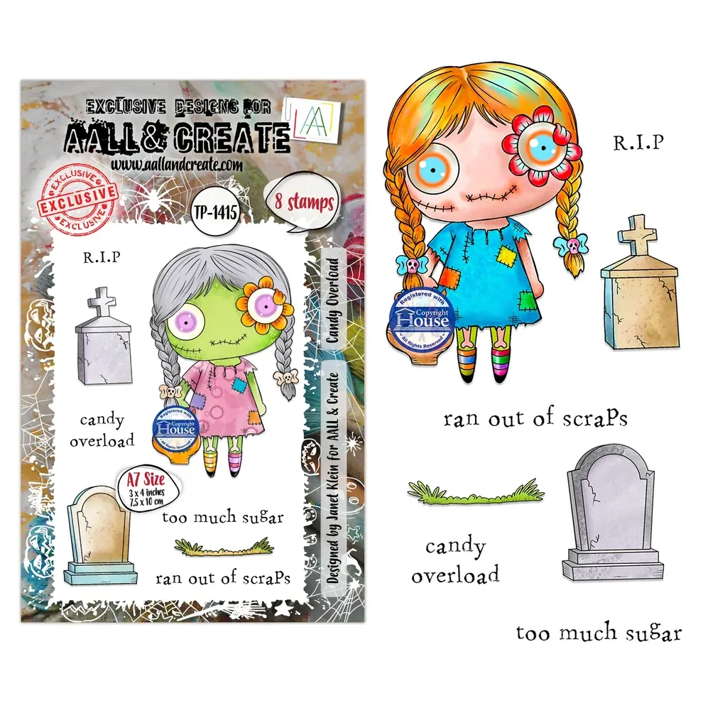 AALL & Create A7 Stamp Set - Candy Overload