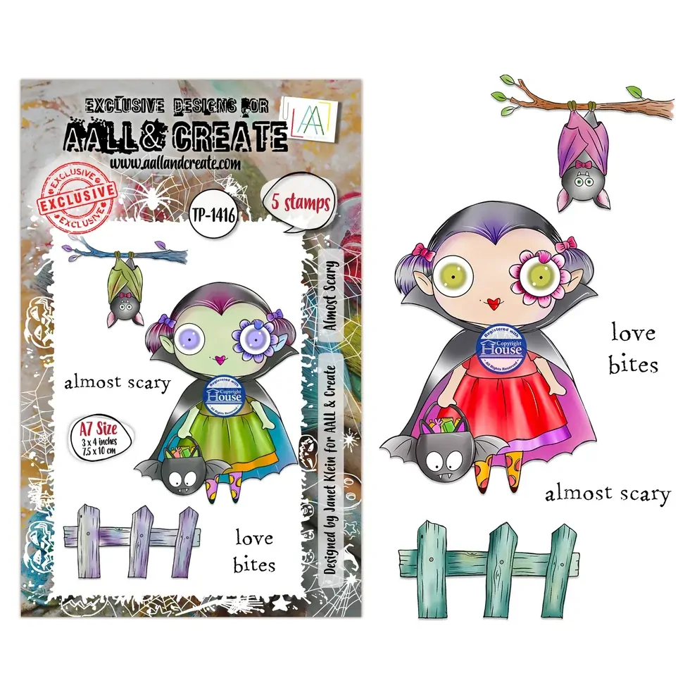 AALL & Create A7 Stamp Set - Almost Scary