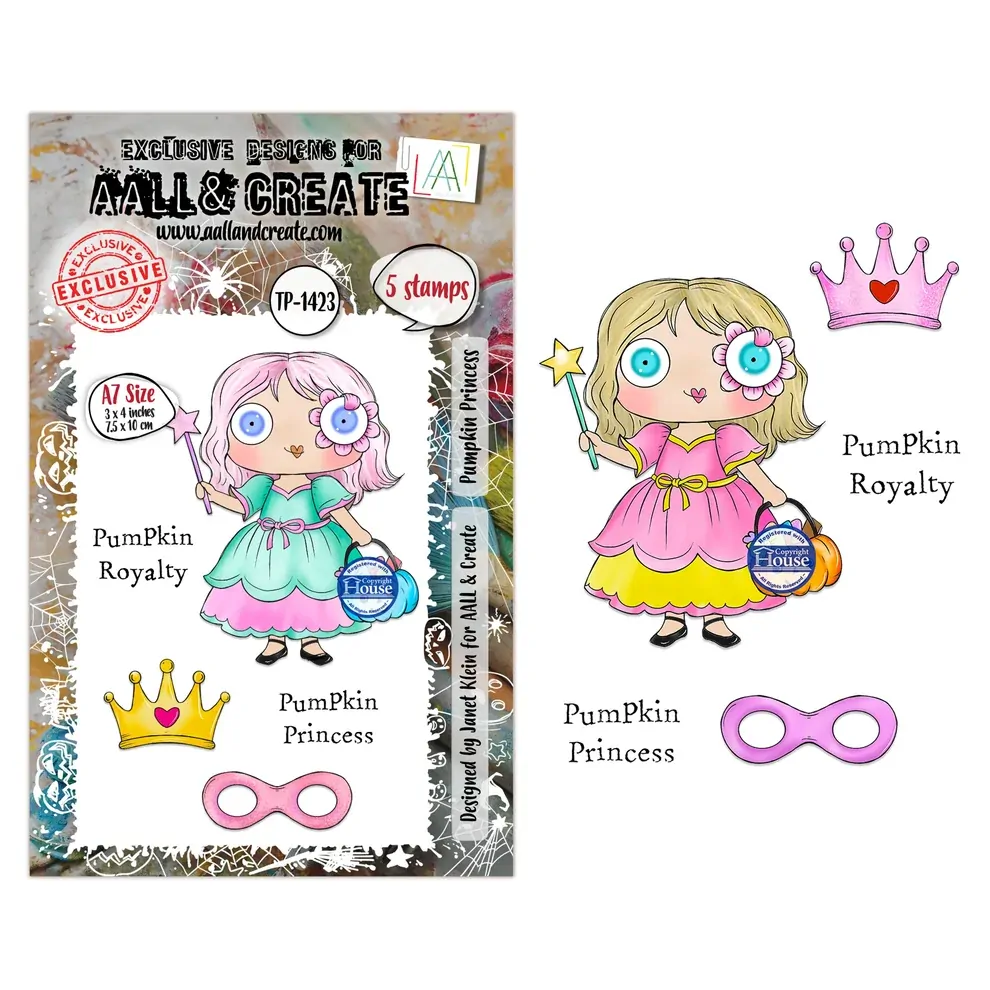 AALL & Create A7 Stamp Set - Pumpkin Princess