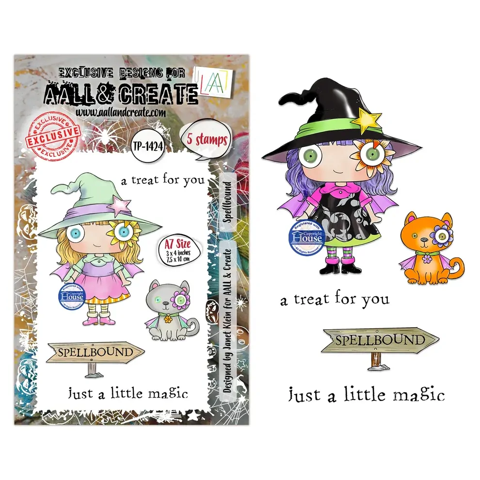 AALL & Create A7 Stamp Set - Spellbound 
