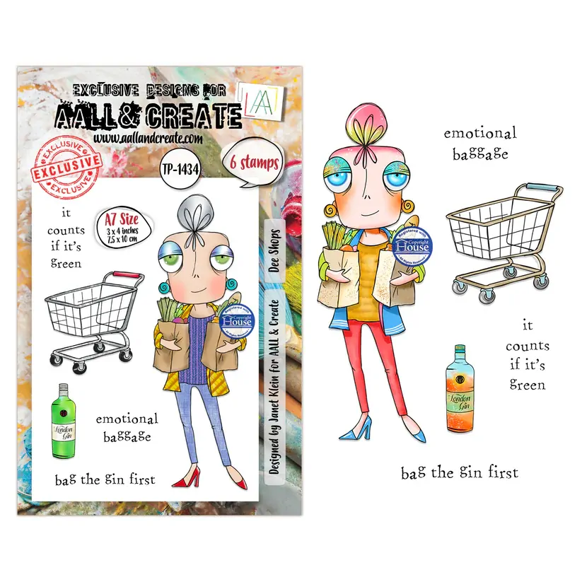 AALL & Create A7 Stamp Set - Dee Shops