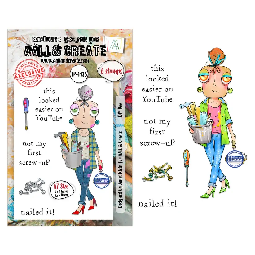AALL & Create A7 Stamp Set - DIY Dee