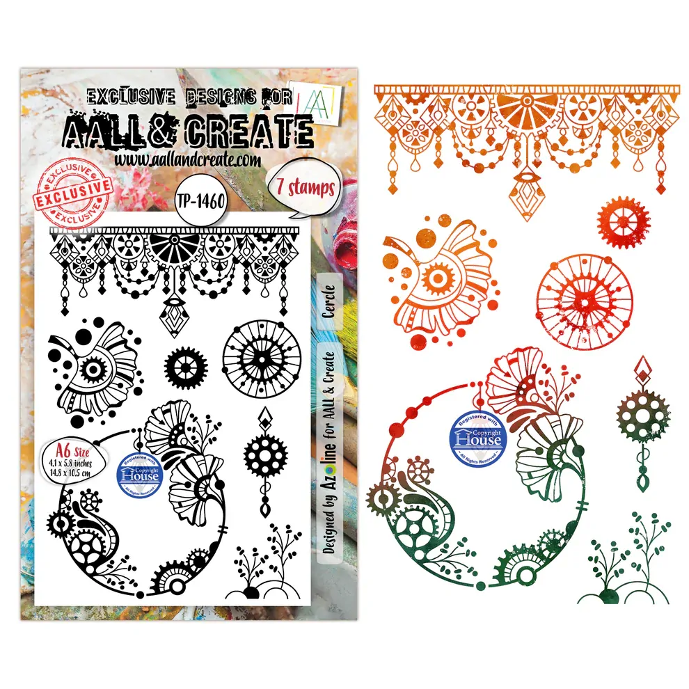 AALL & Create A6 Stamp Set - Cercle