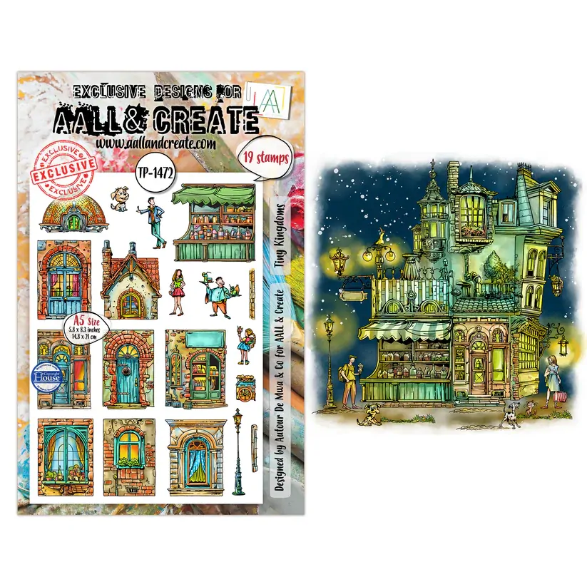 AALL & Create A5 Stamp Set - Tiny Kingdoms
