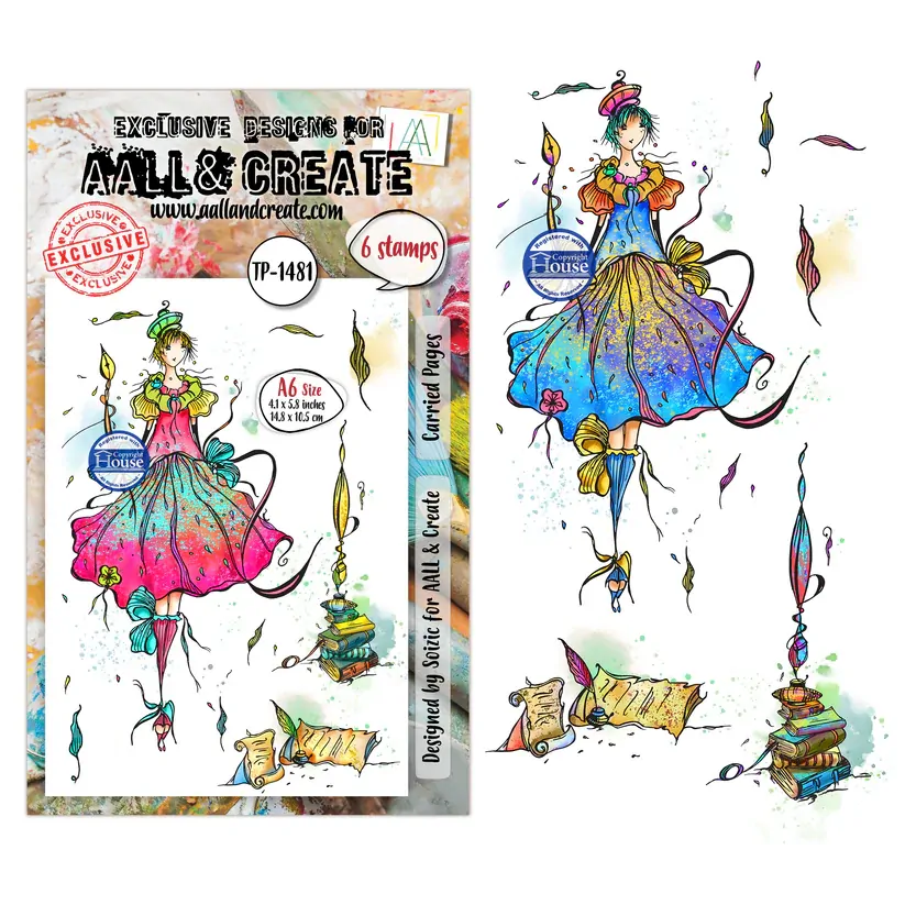 AALL & Create A6 Stamp Set - Carried Pages
