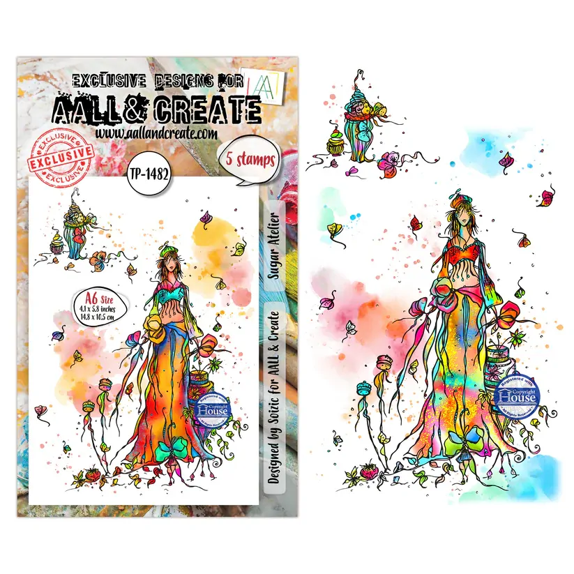 AALL & Create A6 Stamp Set - Sugar Atelier
