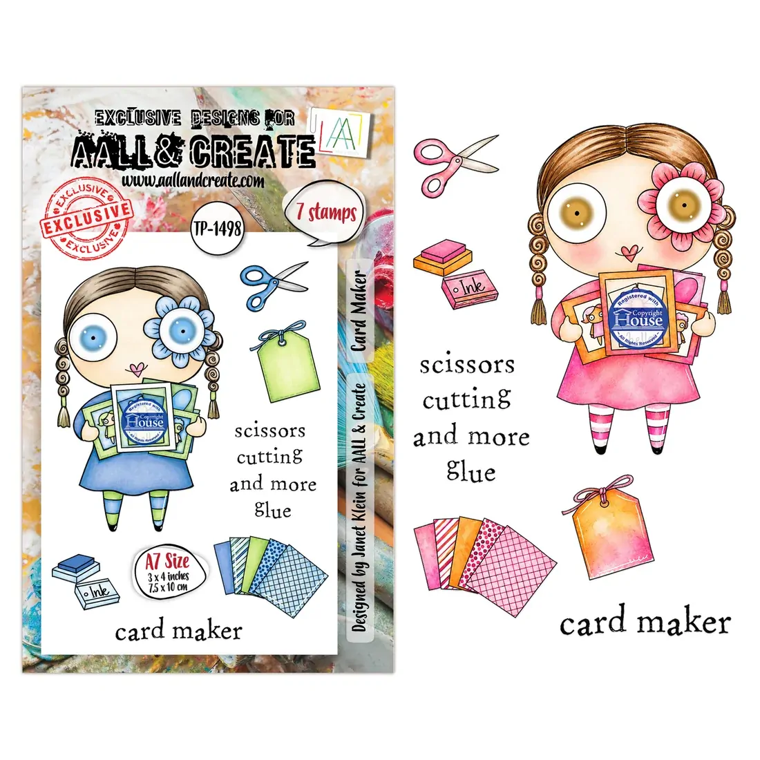 AALL & Create A7 Stamp Set - Card Maker