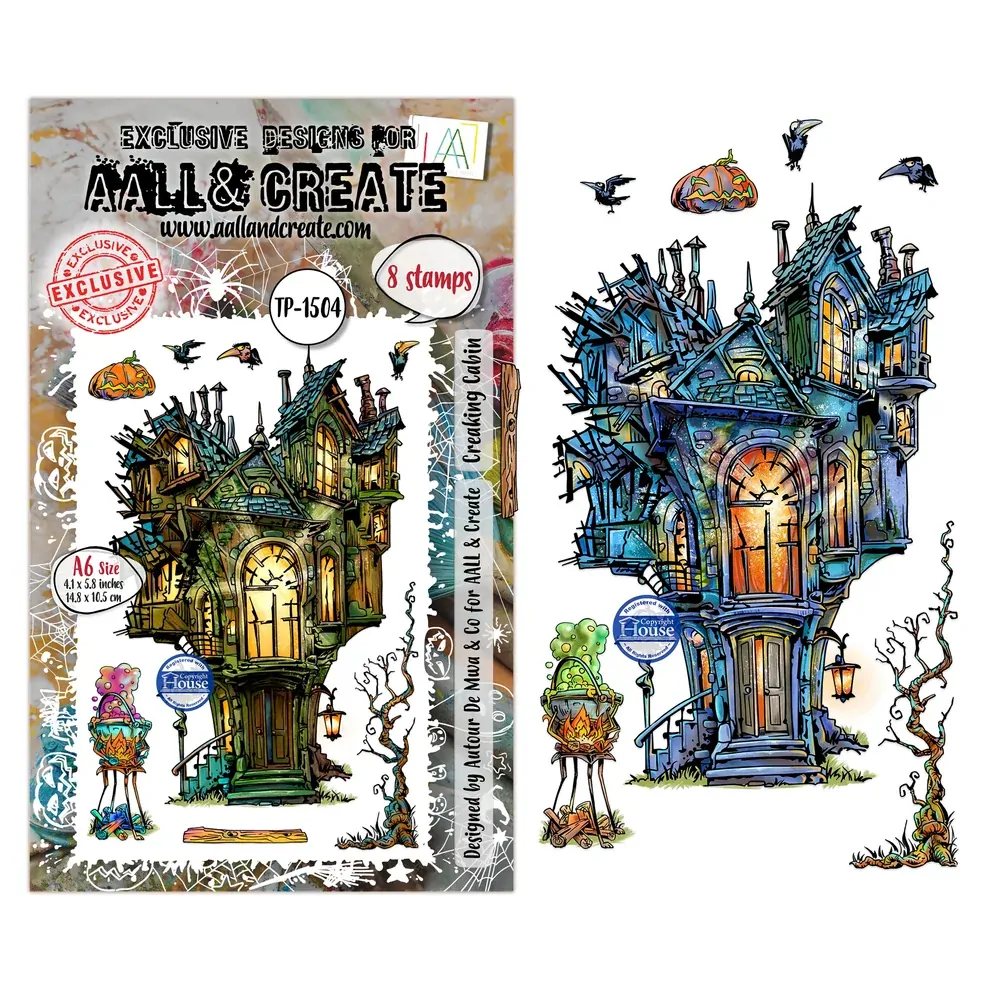 AALL & Create A6 Stamp Set - Creaking Cabin