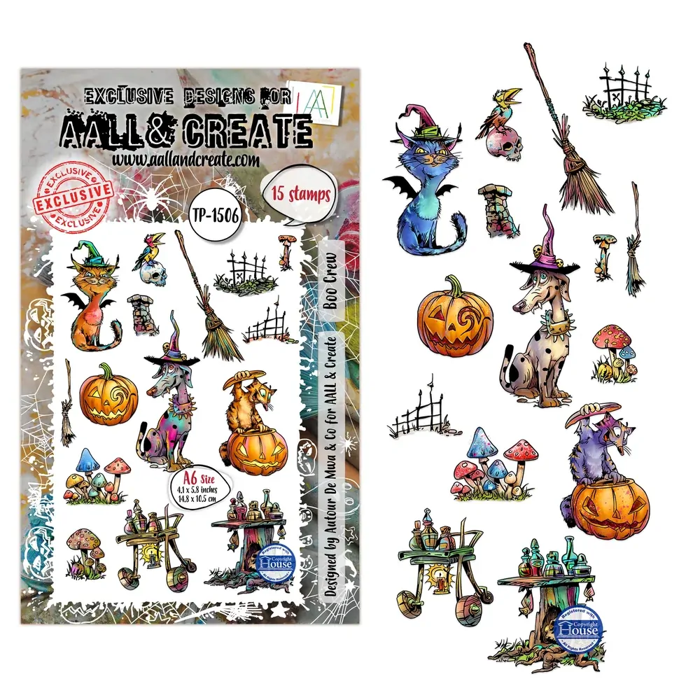AALL & Create A6 Stamp Set - Boo Crew