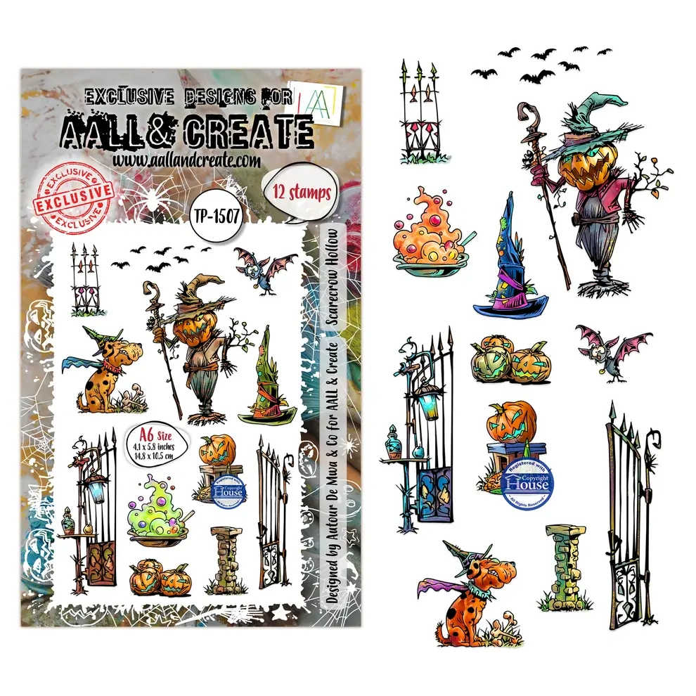 AALL & Create A6 Stamp Set - Sacred Hollow