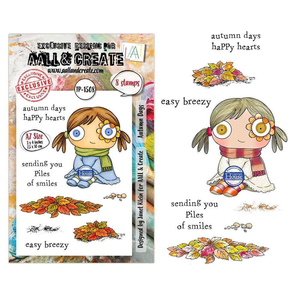 AALL & Create A7 Stamp Set - Autumn Days