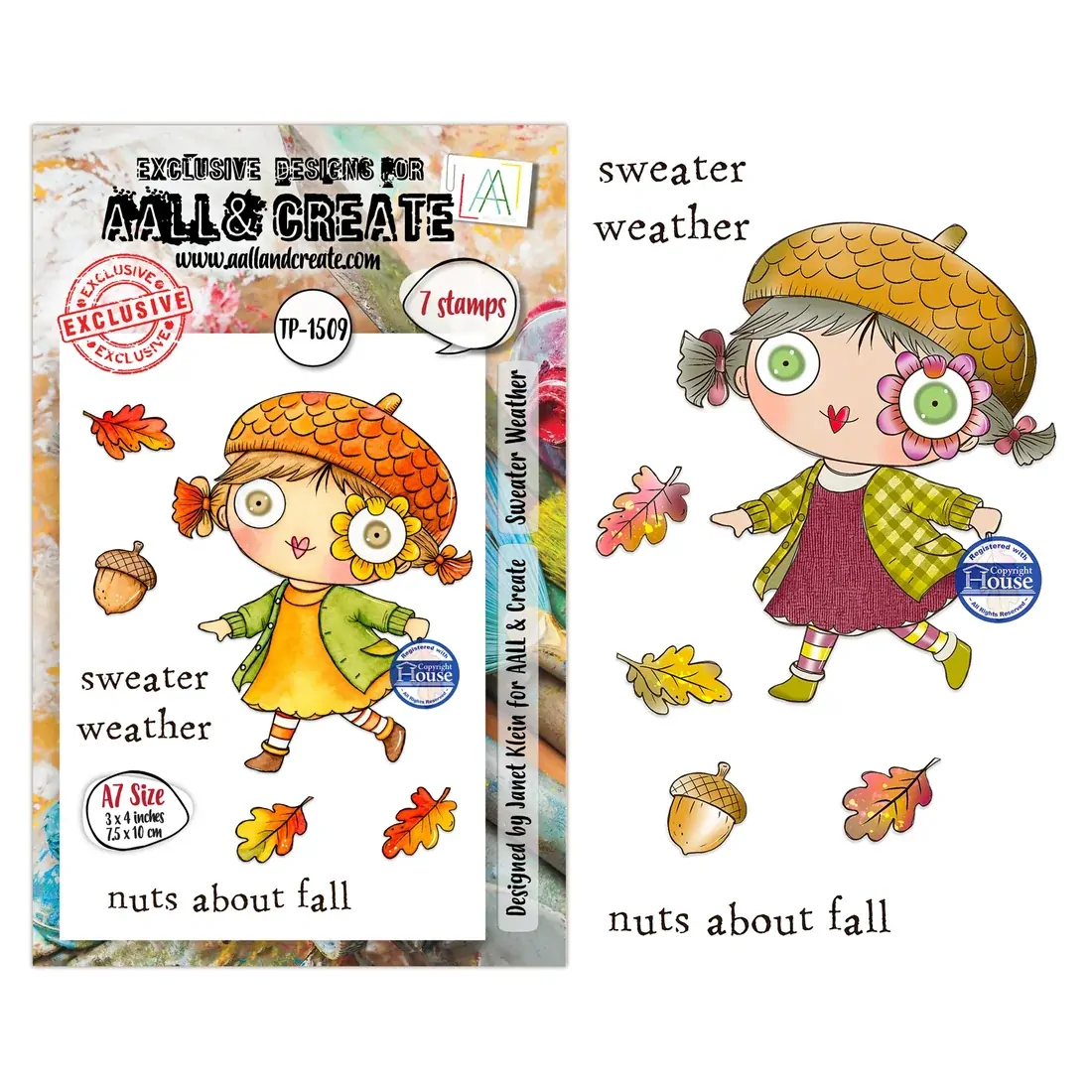 AALL & Create A7 Stamp Set - Sweater Weather