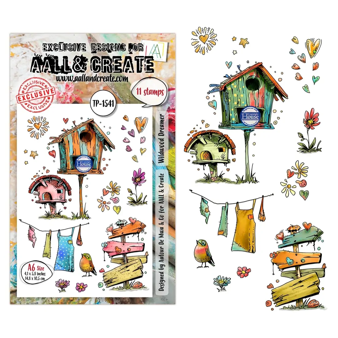 AALL & Create A6 Stamp Set - Wildwood Dreamer
