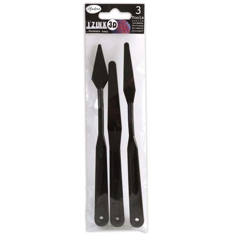 Izink 3D Texture Tools Spatulas 3/Pk