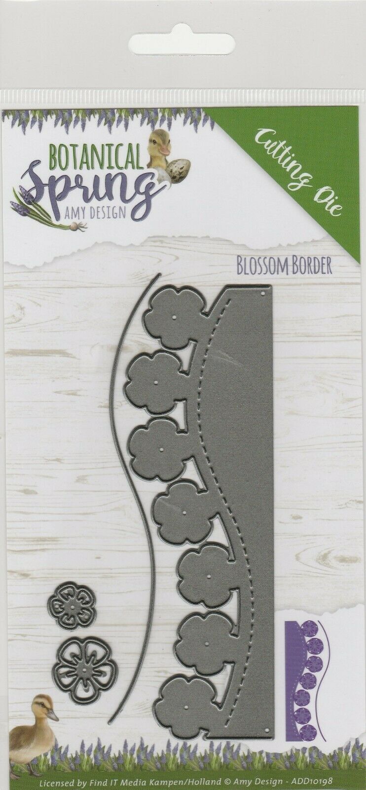 Amy Design Dies Spring Botanical Blossom Border