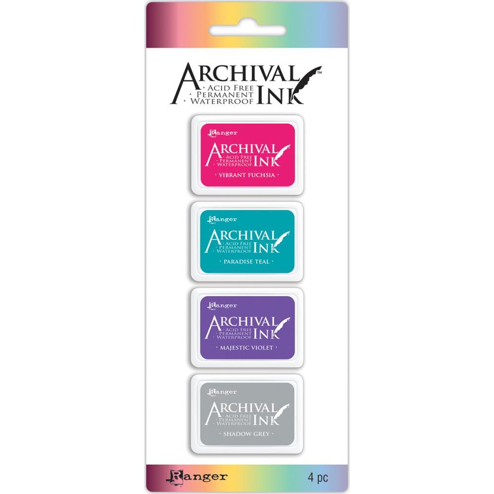 Archival Mini Ink Pad (Kit 4) 4 Colours
