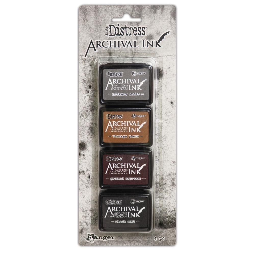 Tim Holtz Distress Archival Mini Ink Pads - Kit #3