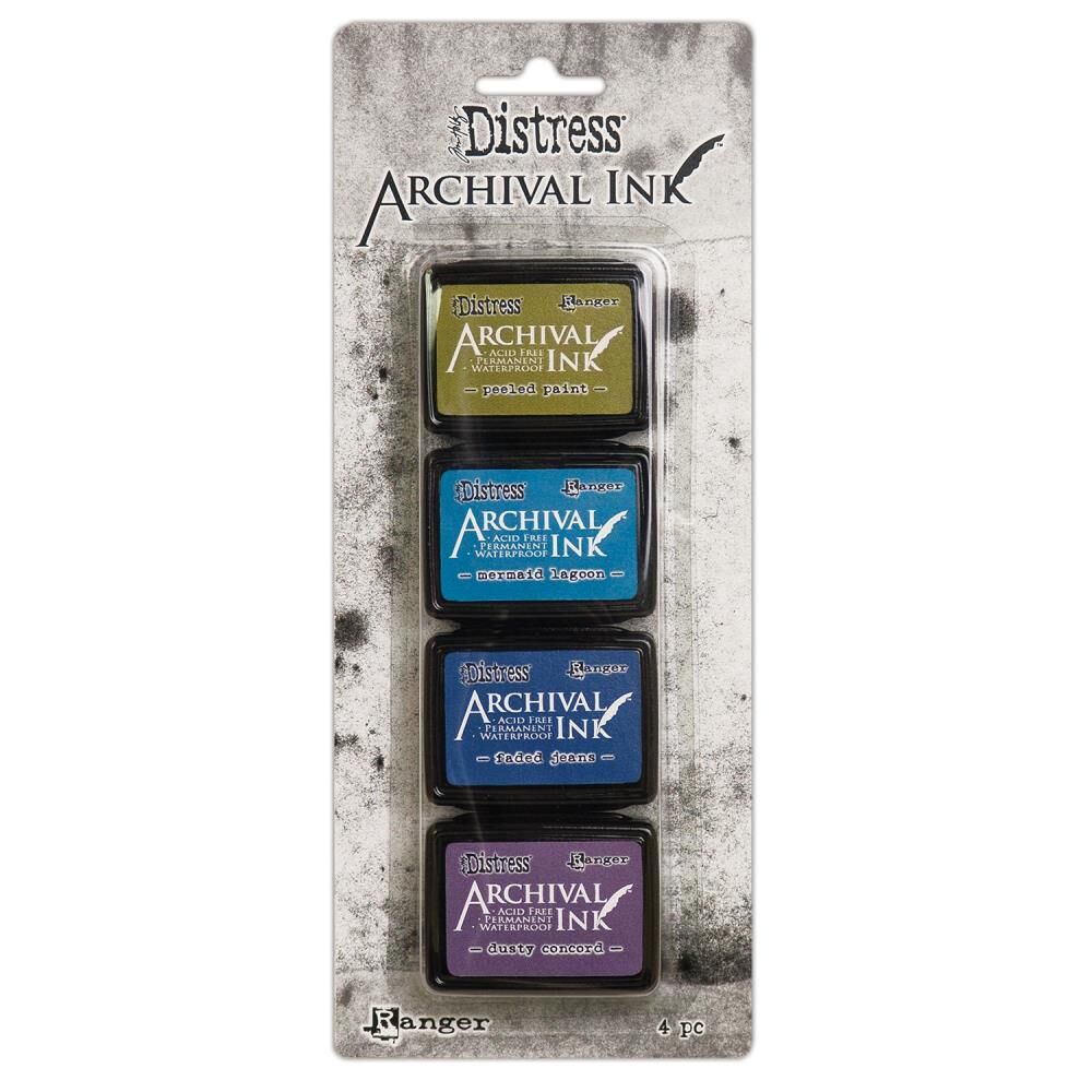 Tim Holtz Distress Archival Mini Ink Pads - Kit #2