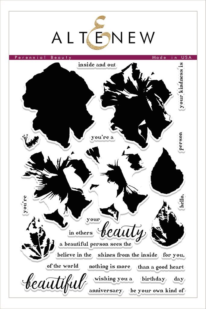 Altenew Perennial Beauty Stamp Set 