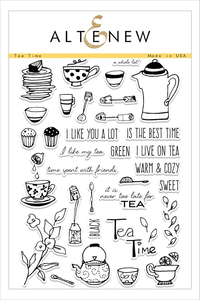 Altenew Tea Time Stamp Set 