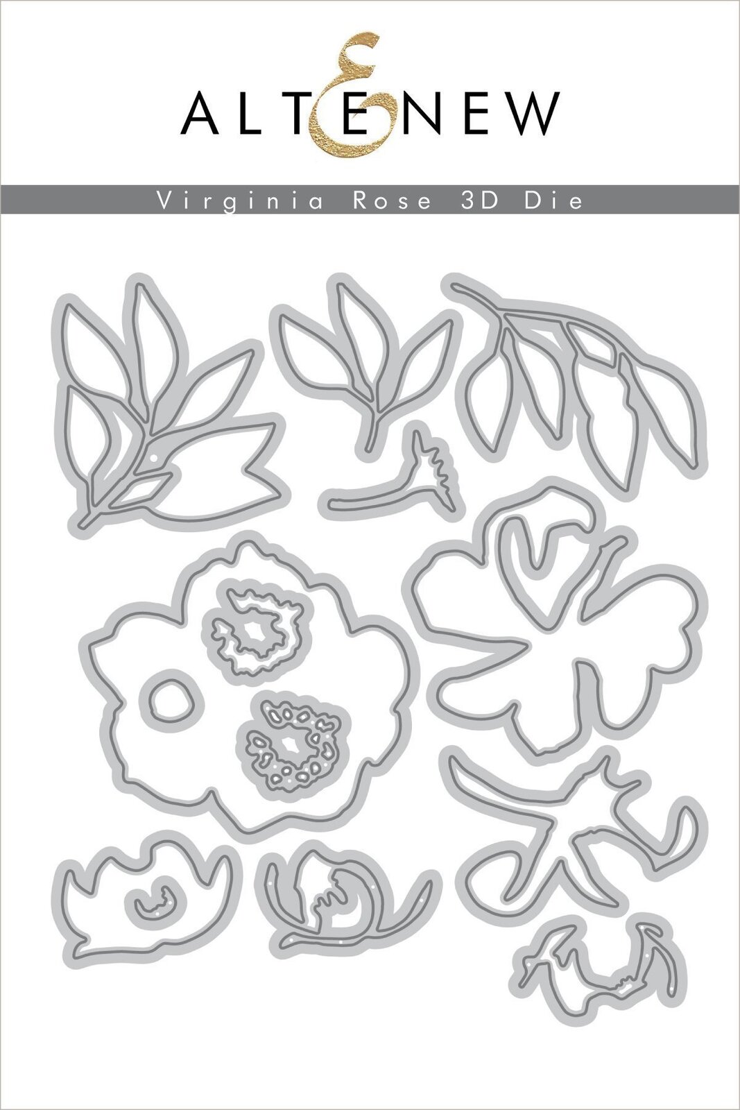 Altenew Virginia Rose 3D Die Set ALT3364