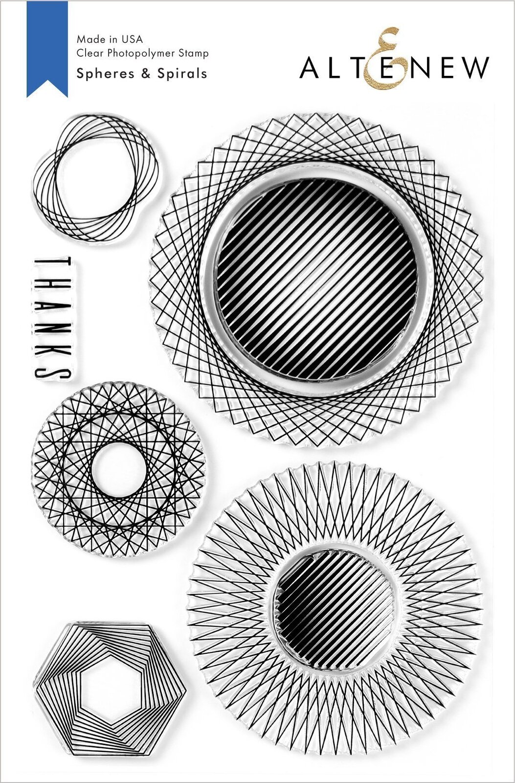 Altenew Spheres and Spirals Stamp Set ALT3940