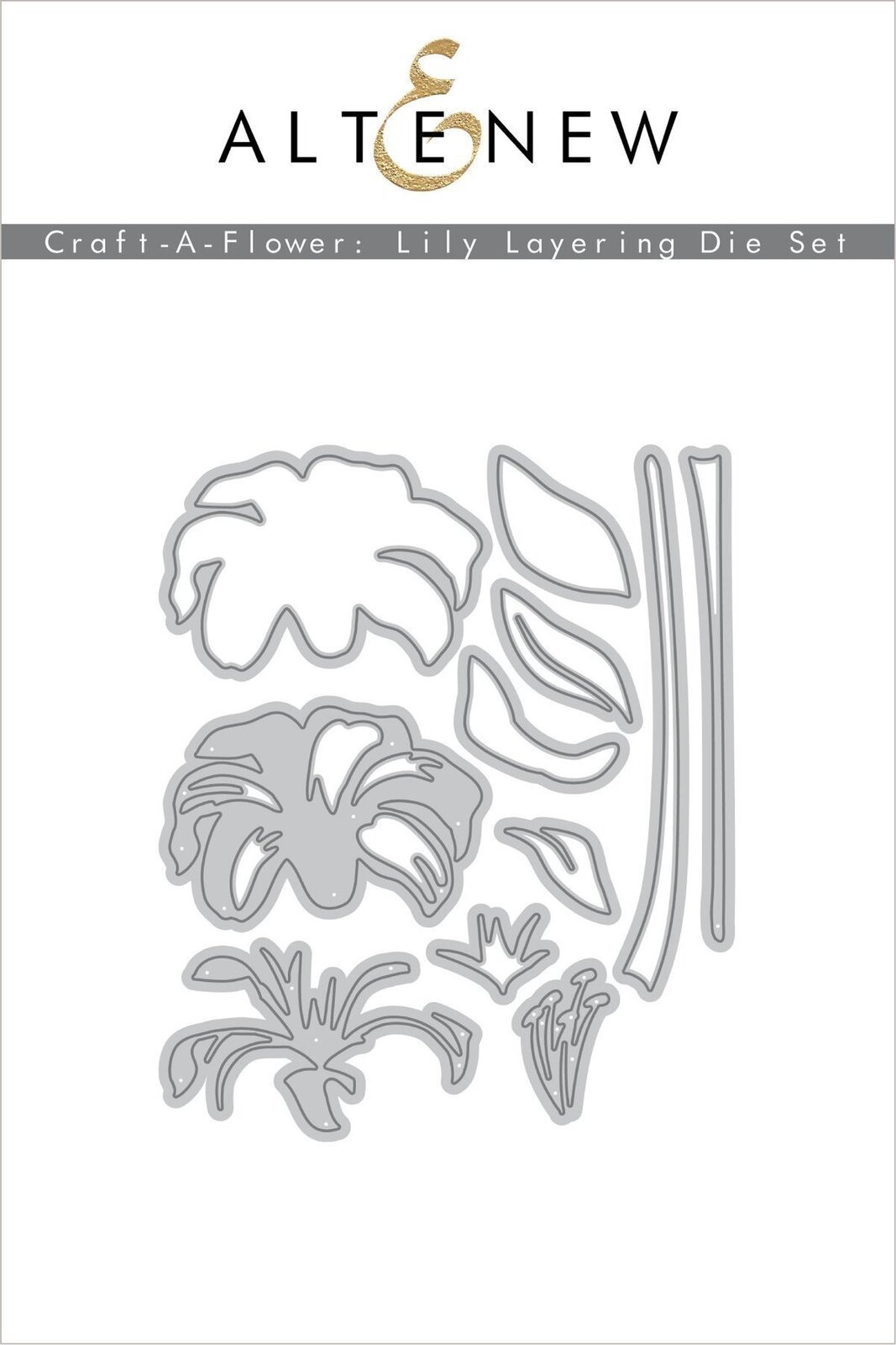 Altenew Craft-A-Flower Lily Layering Die Set ALT4160