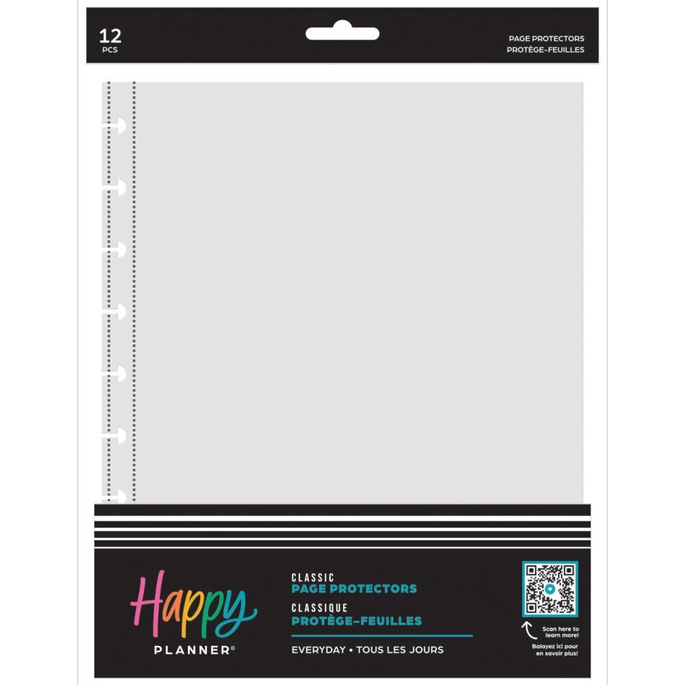 Happy Planner Classic Page Protectors x 12 Pieces