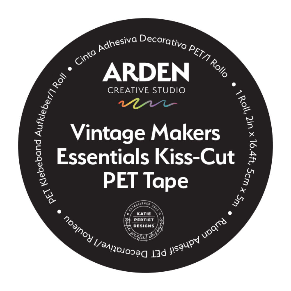 Arden Creative Kiss-Cut PET Tape - Vintage Maker - Essential
