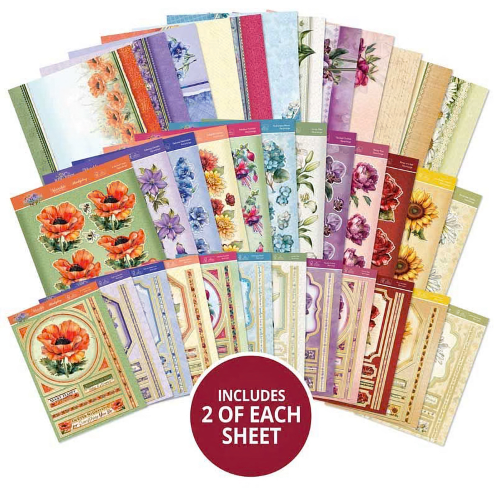 Hunkydory Crafts In Full Bloom Designer Deco-Large Collection
