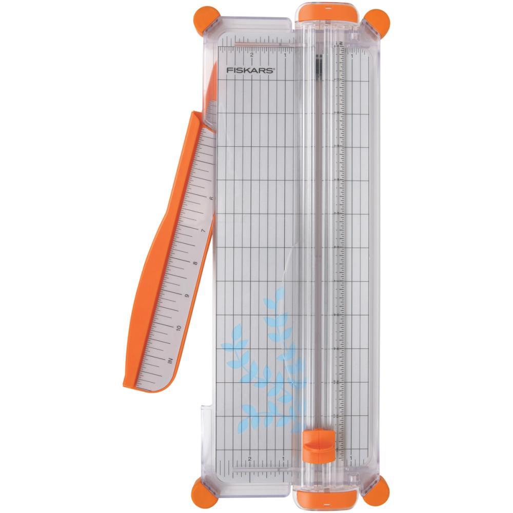 Fiskars Portable SureCut Paper Trimmer Titanium 12 Inch 