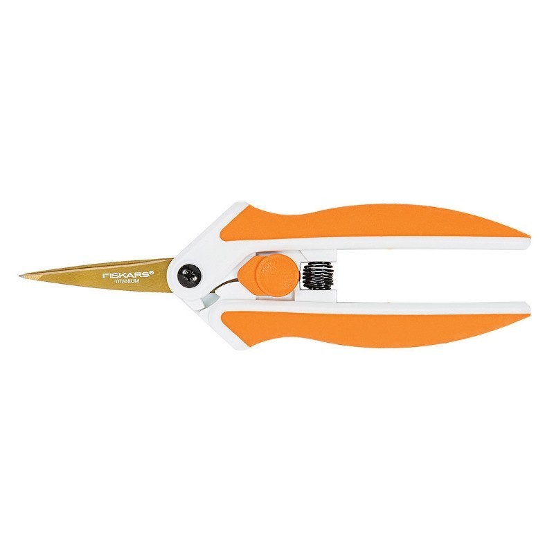 Fiskars Mixed Media Titanium Coated Easy Action Micro Tip Scissors