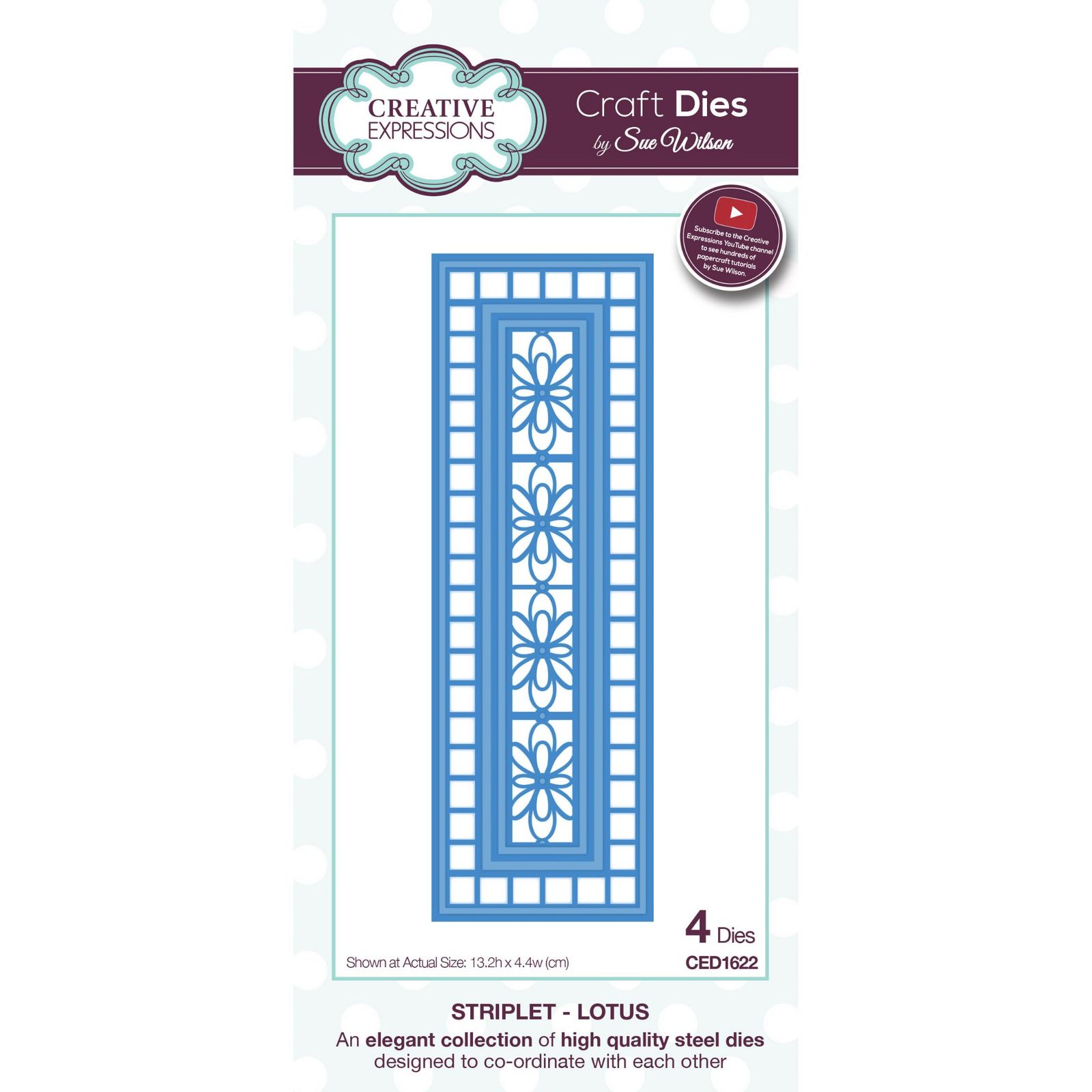 Sue Wilson Dies Striplet Collection Lotus CED1622 