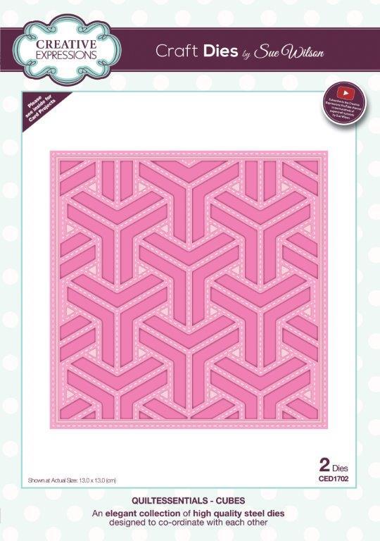 Sue Wilson Dies Quiltessentials Cube CED1702