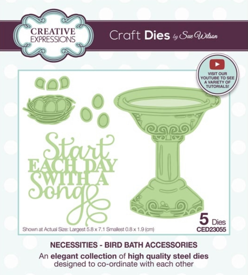 Sue Wilson Dies Necessities Bird Bath Accessories CED23055