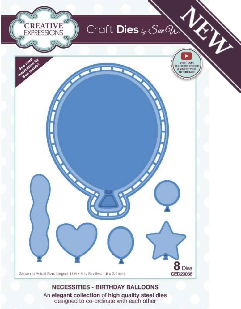 Sue Wilson Dies Necessities Birthday Baloons CED23058